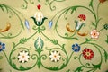 Floral Ornaments in TsarinaÃ¢â¬â¢s Chambers. Zvenigorod, Russia